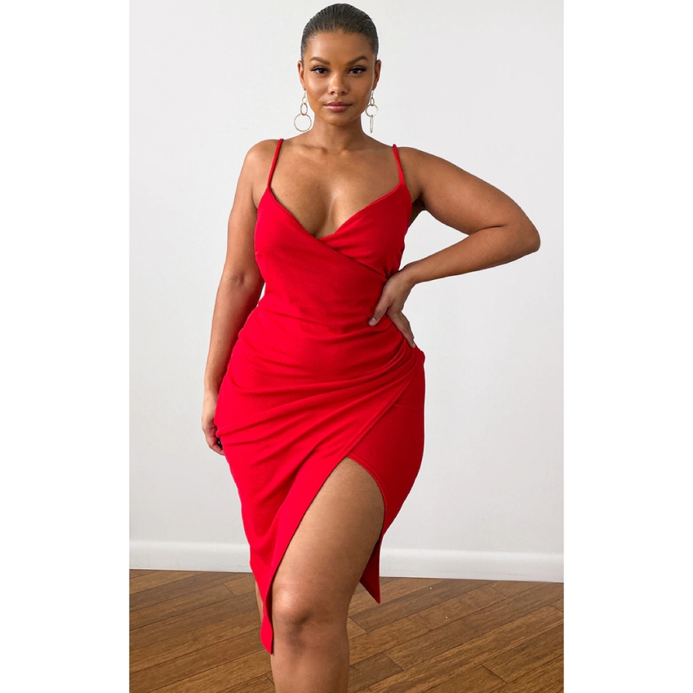 Red pretty little thing dress